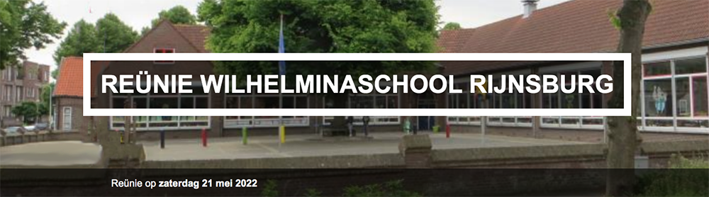 reunie Wilhelminaschool Rijnsburg